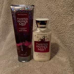 $12 Twisted Peppermint Body Cream and Lotion